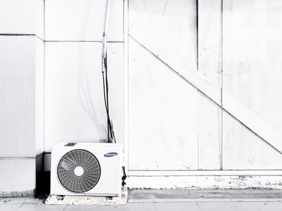 An AC on the roof
