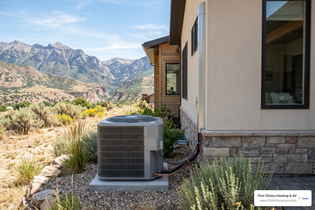 An outdoor HVAC unit