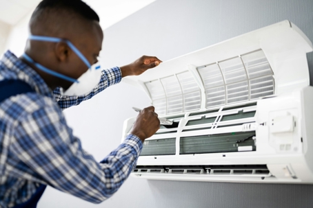 AC is being repaired