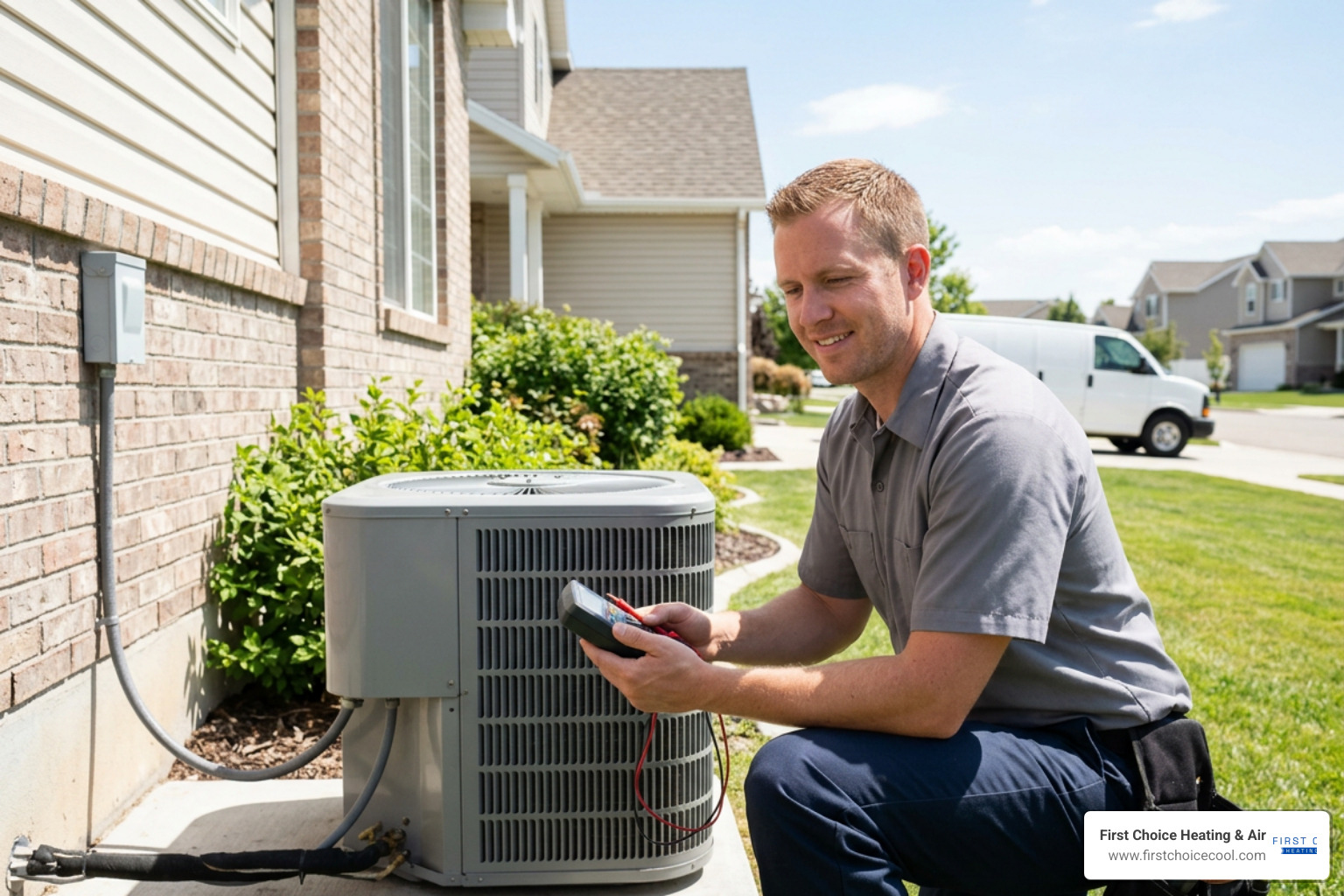 when to call a technician for an ac that will not shut off in a utah summer
